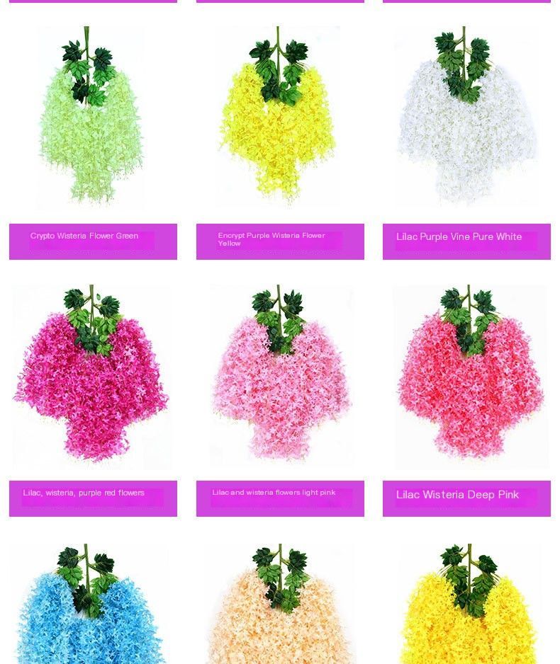 ArtificialLilacWisteria-RoseRed-110CM-12-StemPack