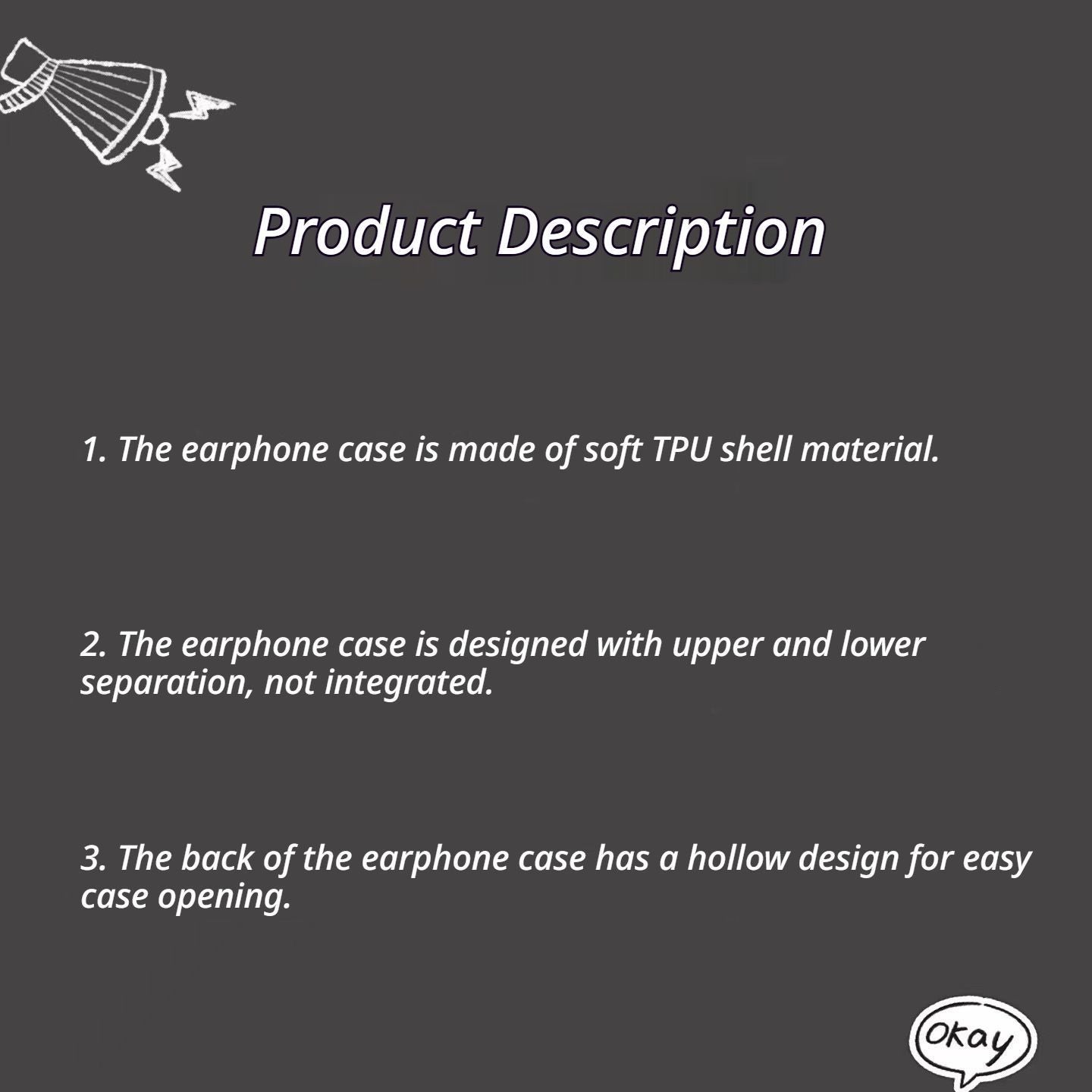 Astronaut AirPods Pro 2 Case+Keyring+Necklace