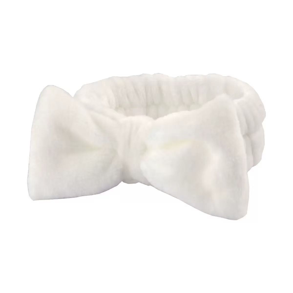 Autumn/Winter Plush Bow Headband Blue