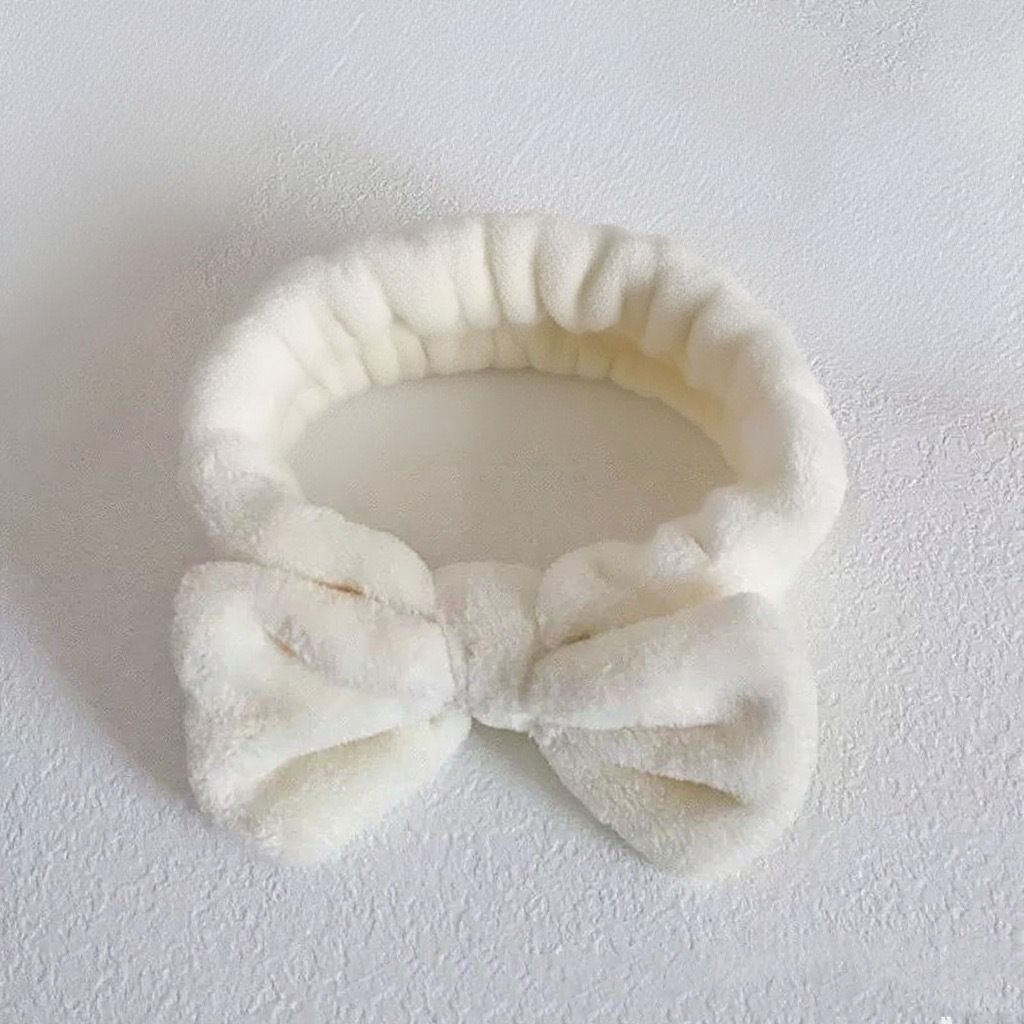 Autumn/Winter Plush Bow Headband Purple