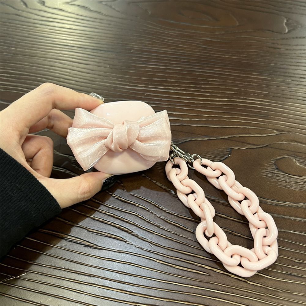 Black Mini [Beige Shell] + Pearl Bracelet AirPods Pro 2