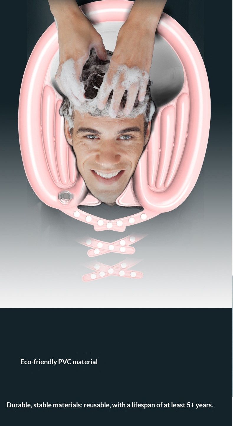 HairWashingBasinBlack+WaterproofRing+DrainageBag