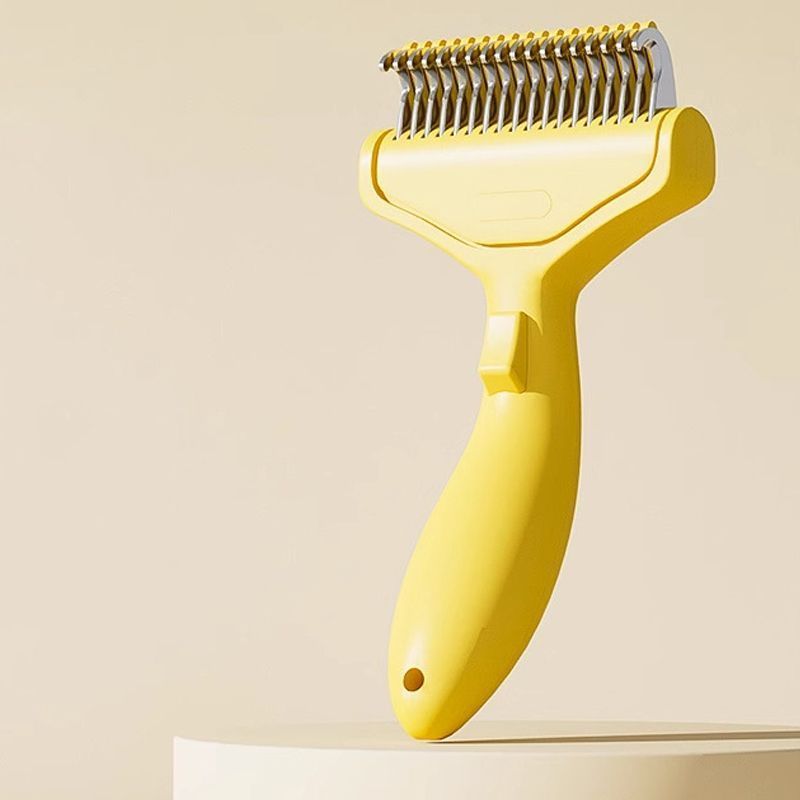 Cat hair comb-Yellow