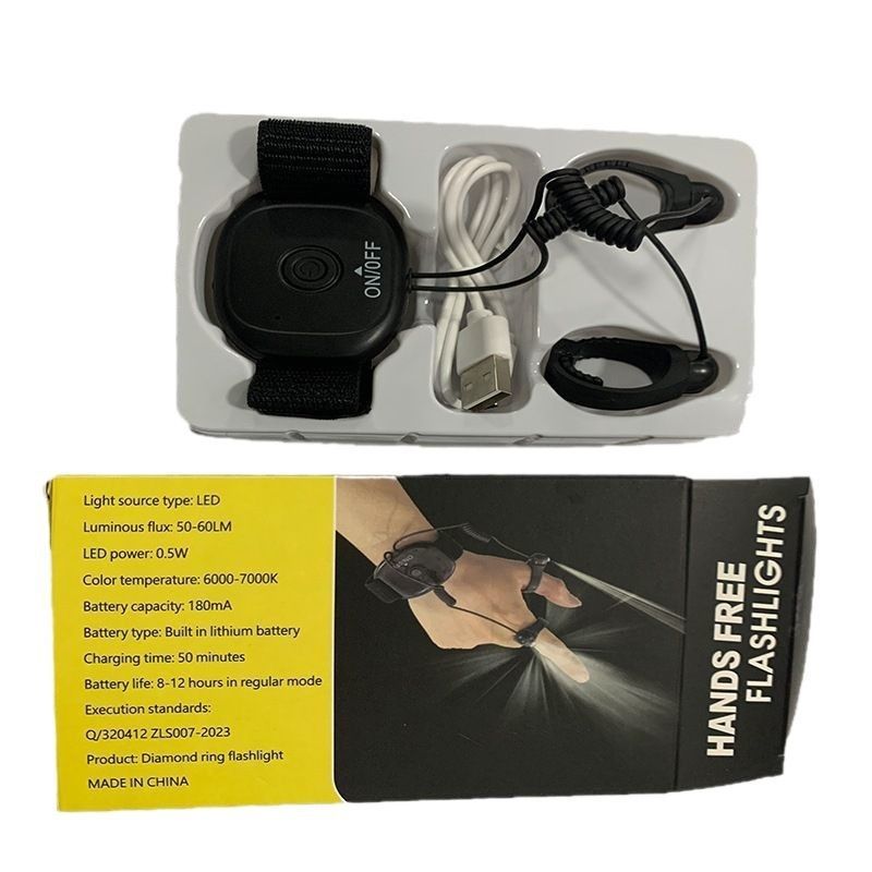 DiamondRingFlashlightSinglePack-Black