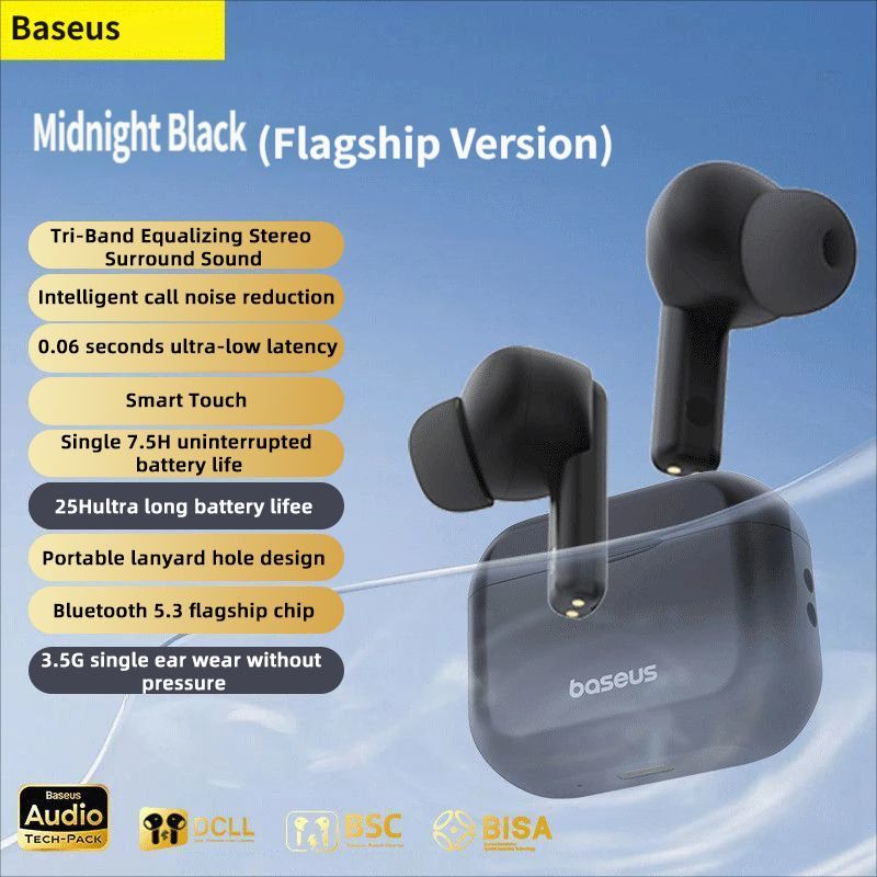 E17 Bluetooth headset-Black