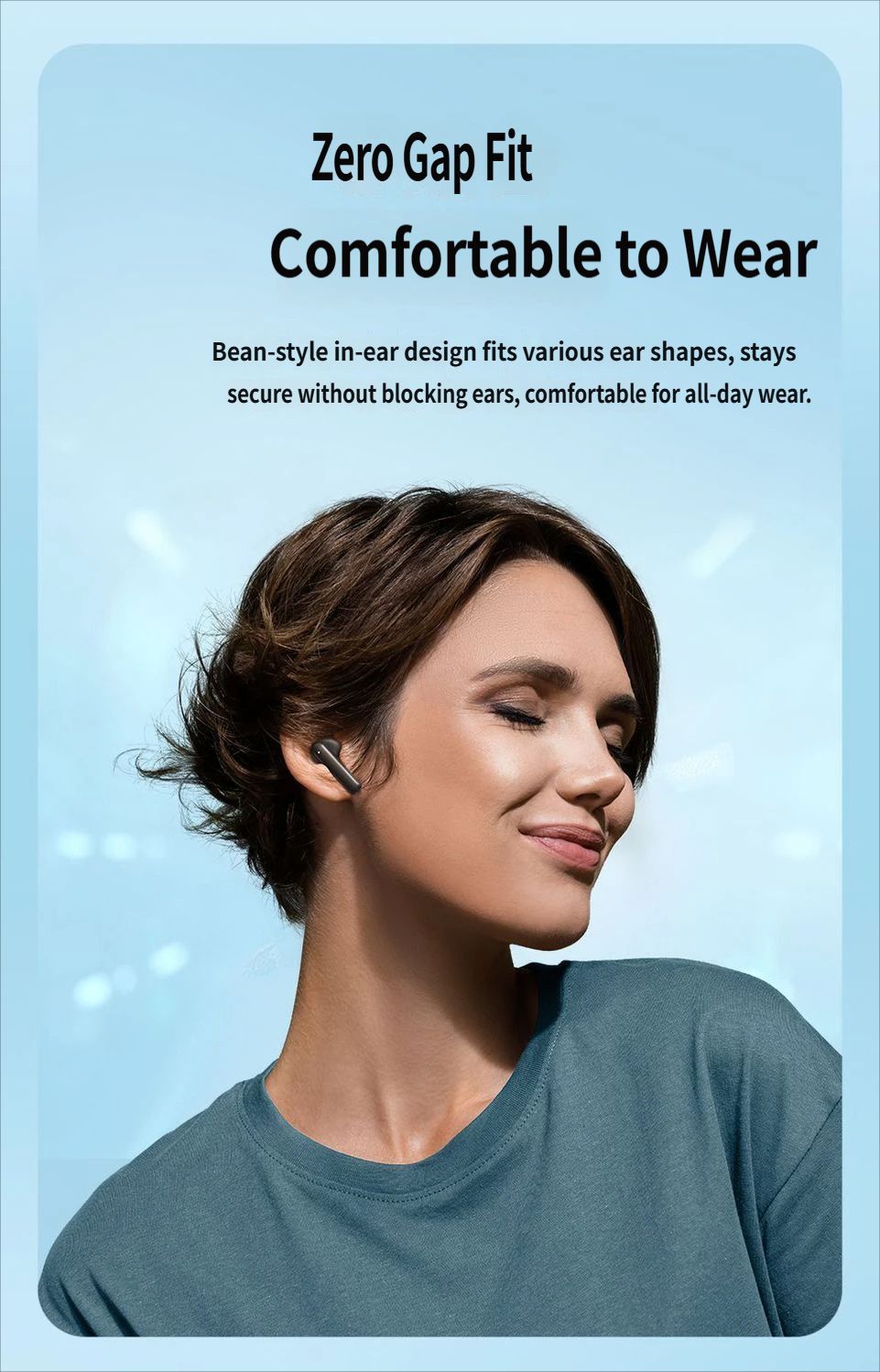E17 Bluetooth headset-White