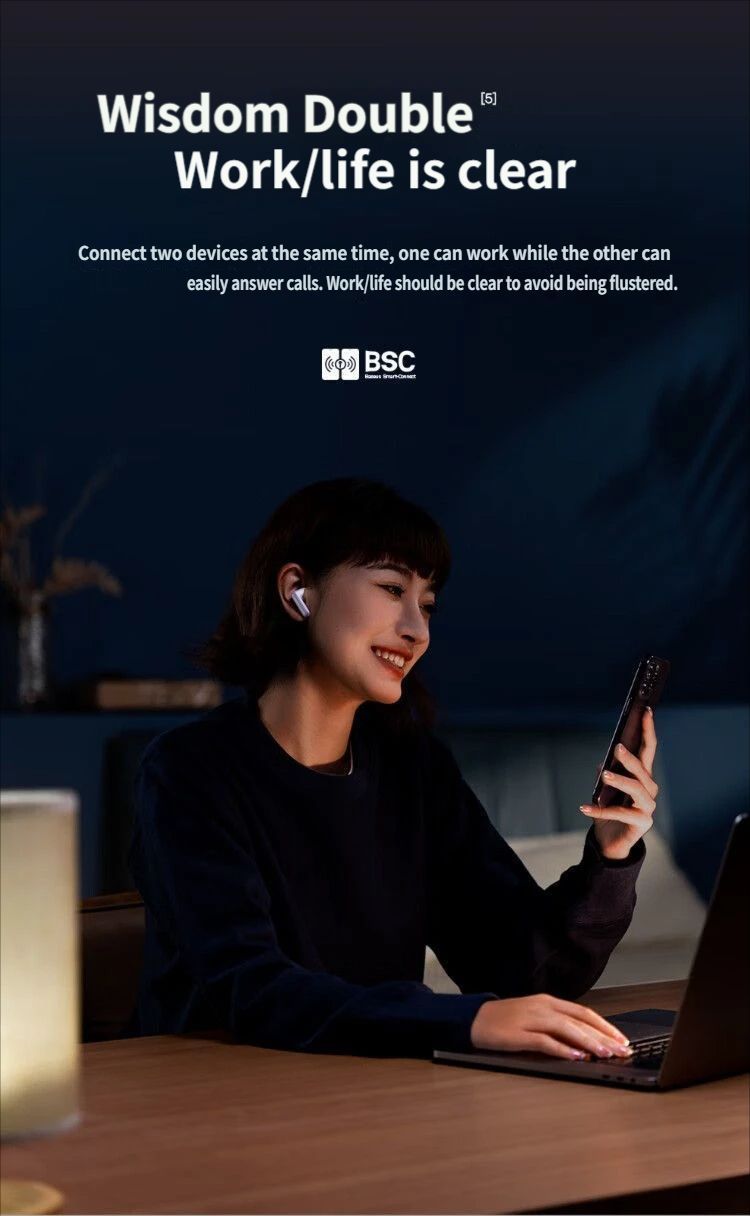 E5 Bluetooth headset-Pink