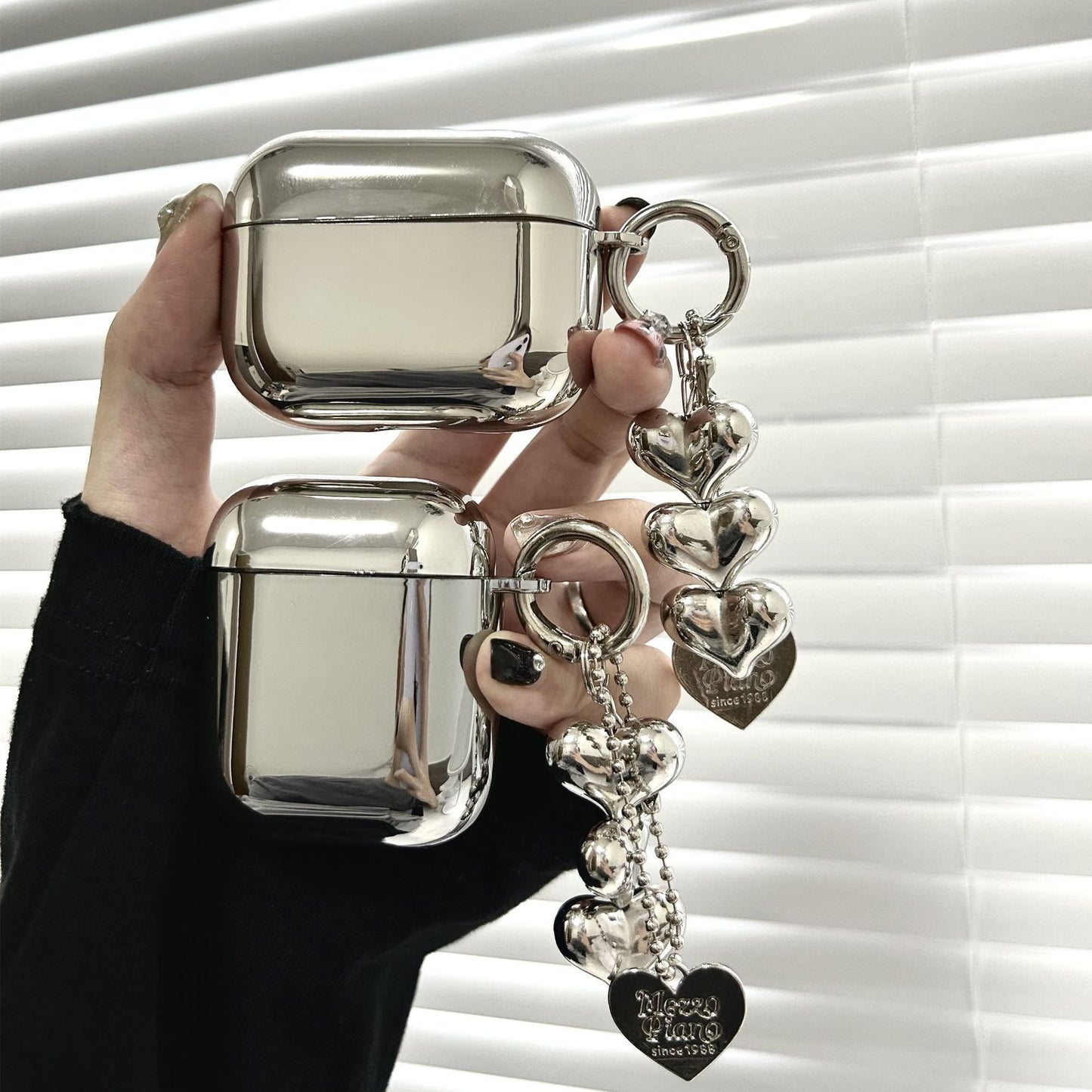 Electroplated 3D Heart + Bracelet Apple AirPods 3