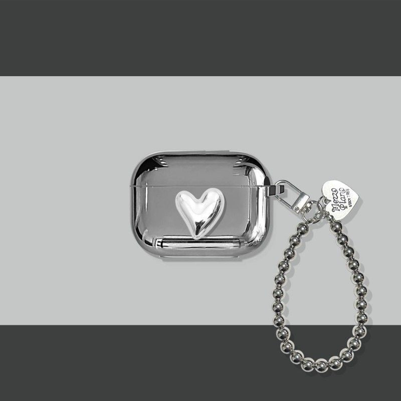 Electroplated 3D Heart + Bracelet Apple AirPods Pro