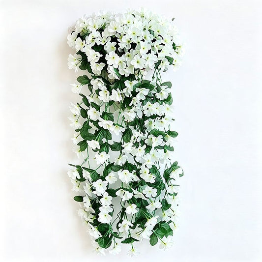 ArtificialFive-PetaledWhiteFlowers