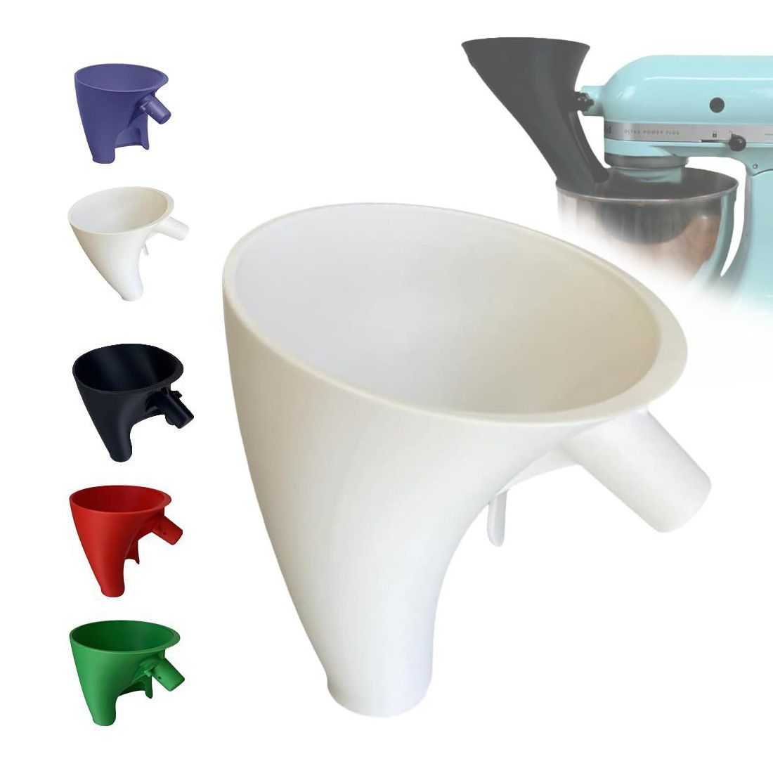 Flour Hopper Vertical Mixer-White