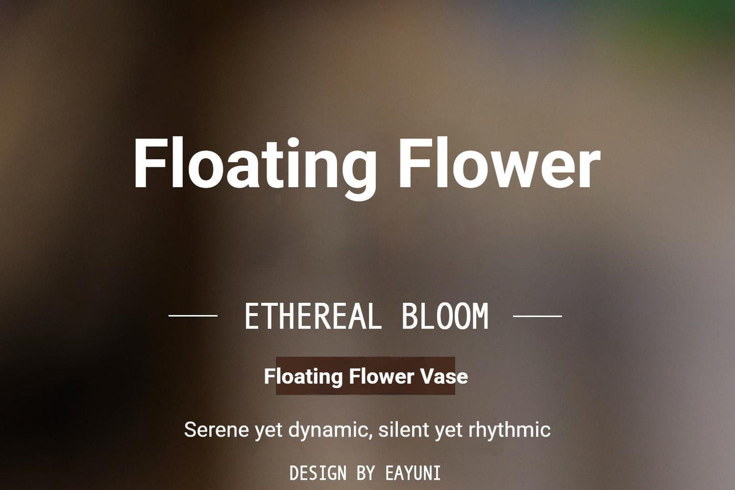 Flower Hydroponic Vase Large