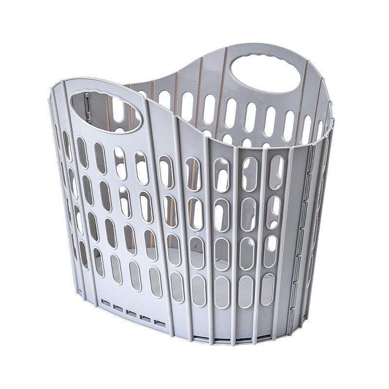Fold the dirty clothes basket-large gray