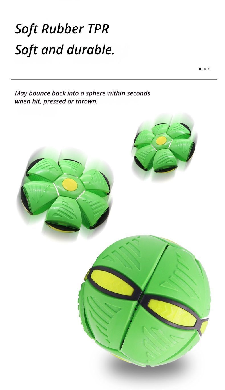 Frisbee Deformation Ball - green + No Light Version×5