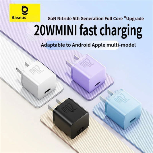 GaN5 Fast charging charger mini 1C 20W-Black