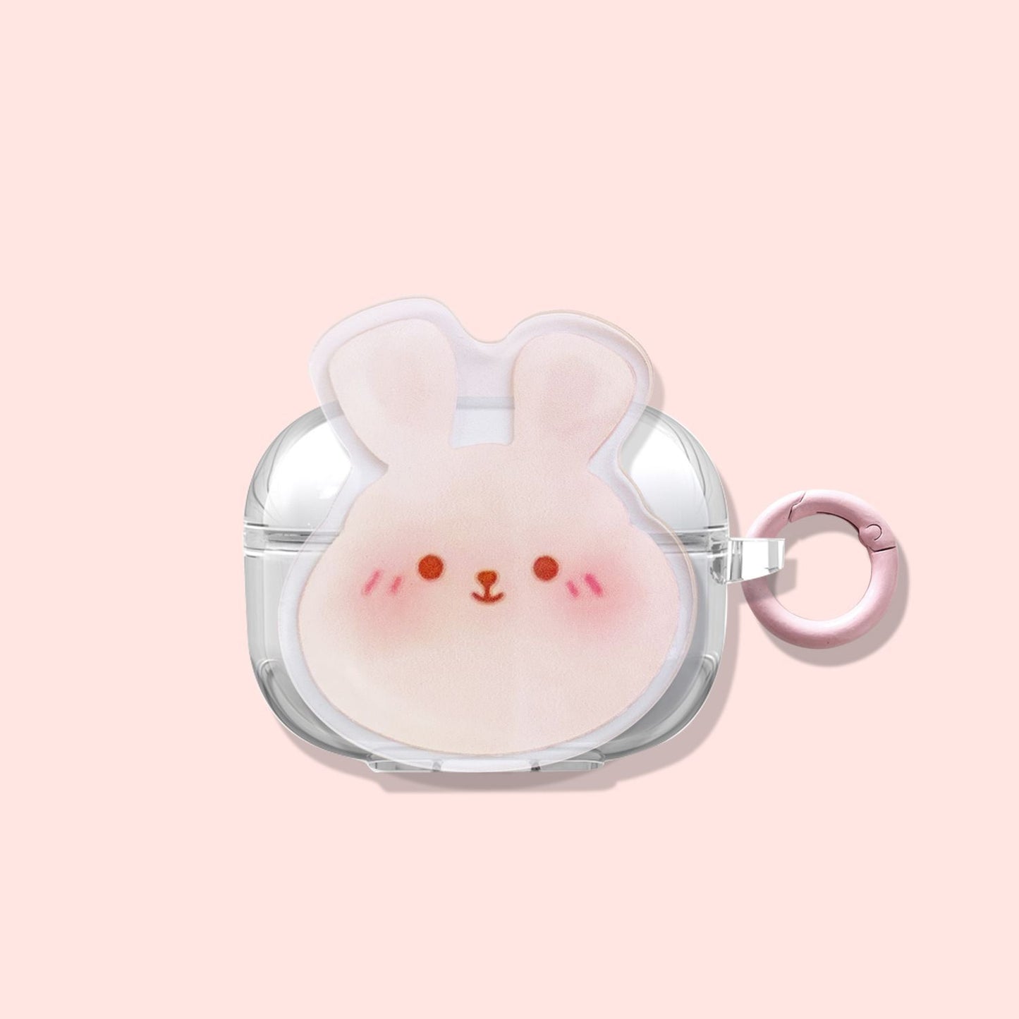 Hugging Radish Rabbit + Round Ring Apple Airpods 4