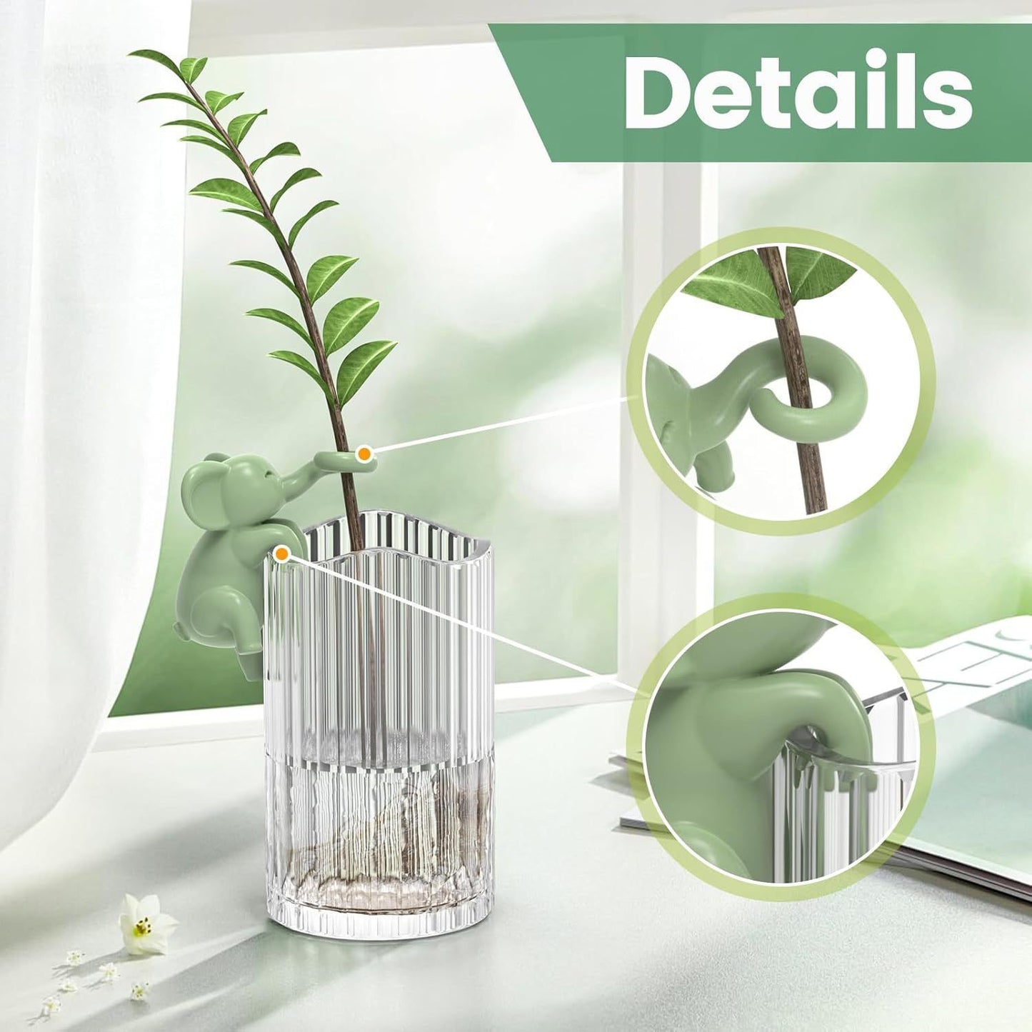 Hydroponic Plant Support Frame-White