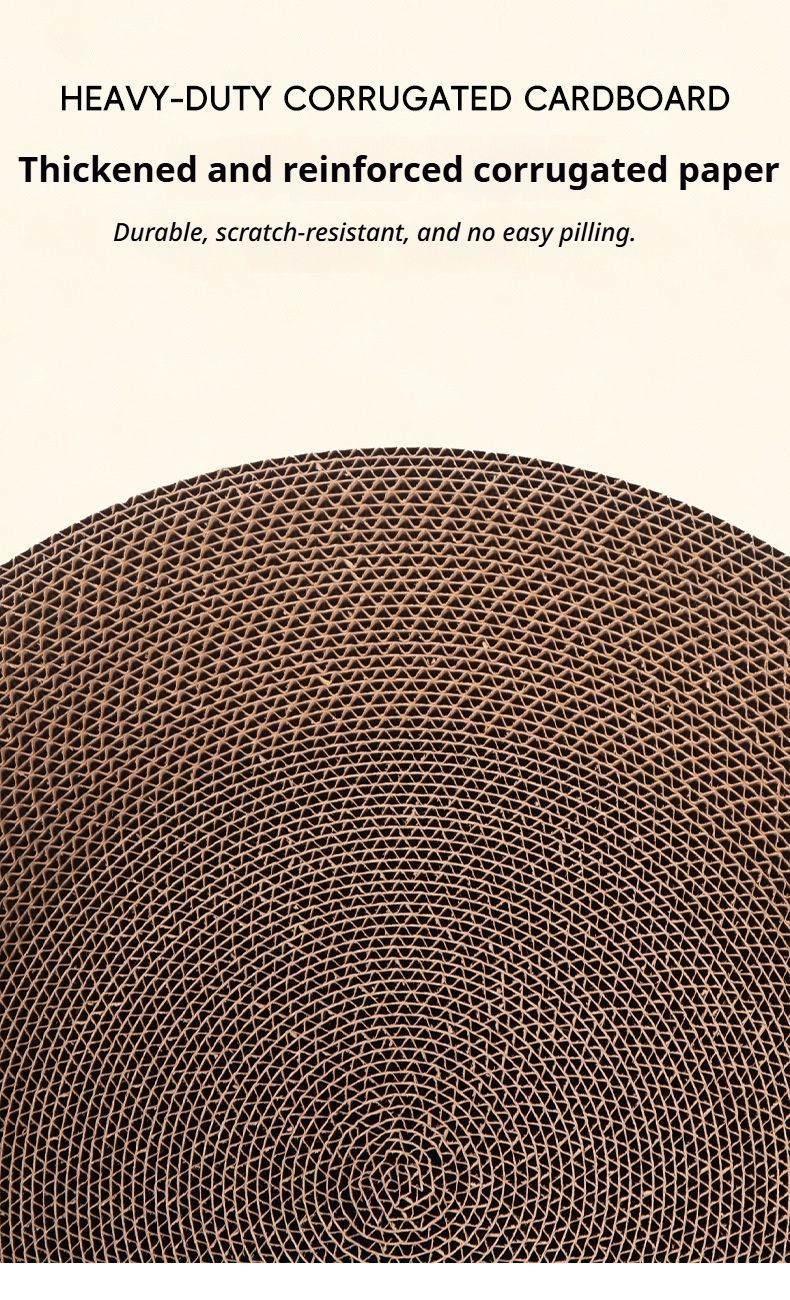 LargeCatScratcher,OvalShape,58x42cm-ThinStyle