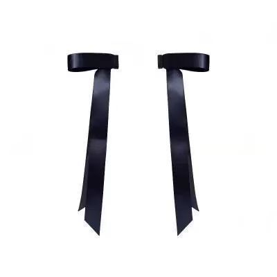 Magnetic Bow Hair Claw Clip Beige