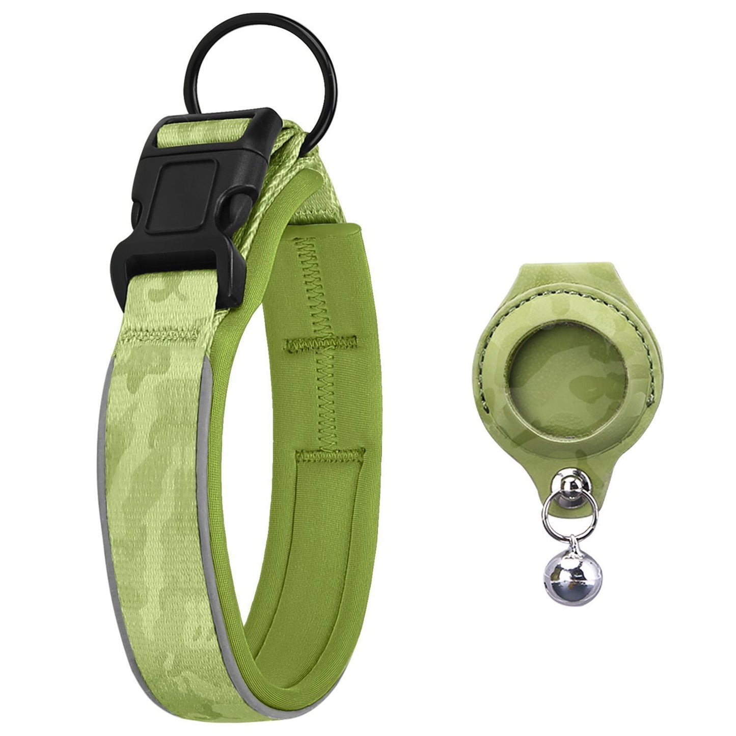 Pet positioning collar-Camo Green 1Pair1-S-without locator
