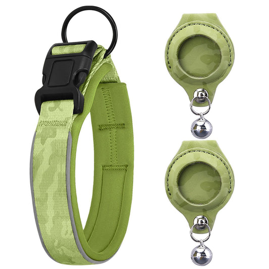 Pet positioning collar-Camo Green 1Pair2-M-without locator