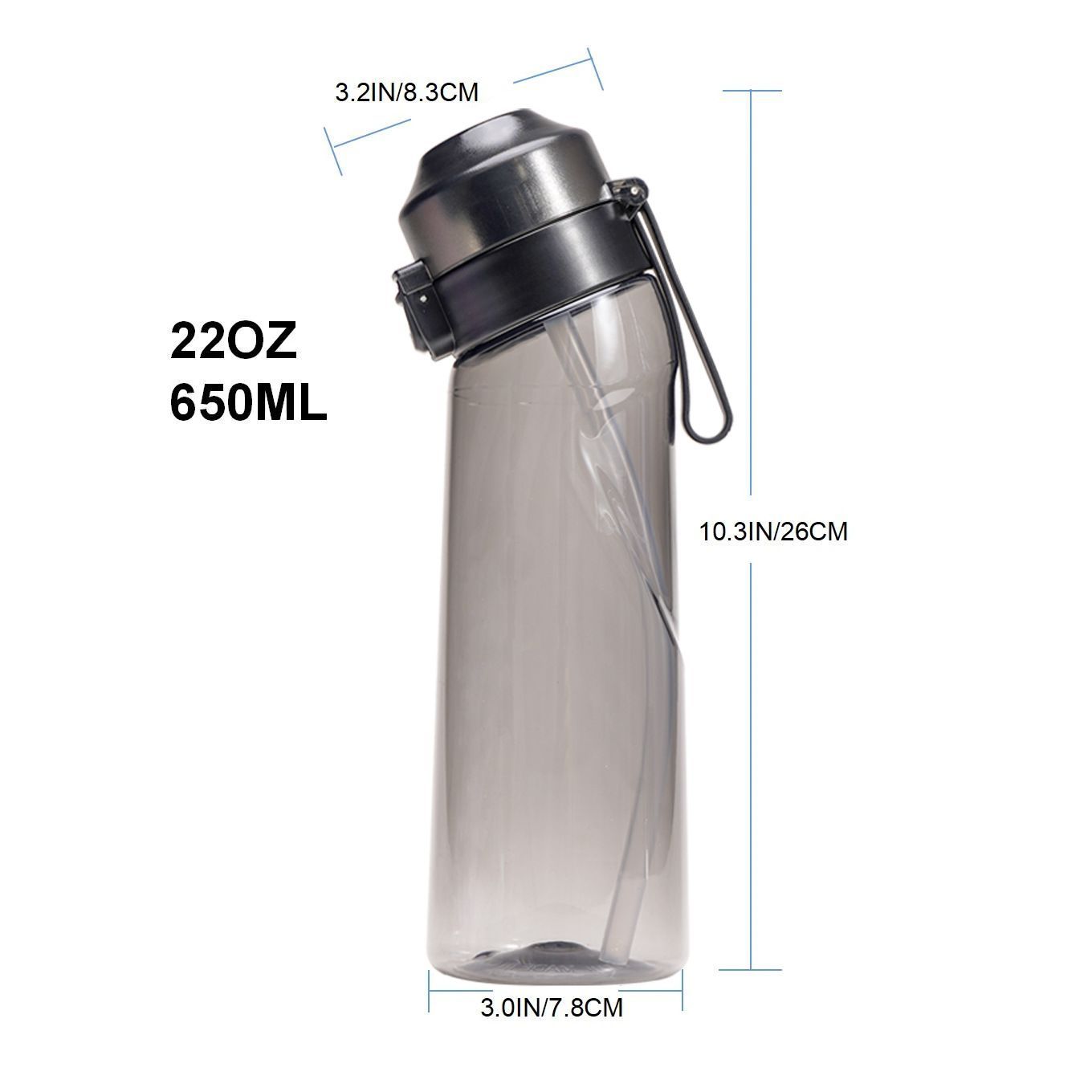 Pink 0 Sugar 0 Calorie Scented Water Bottle