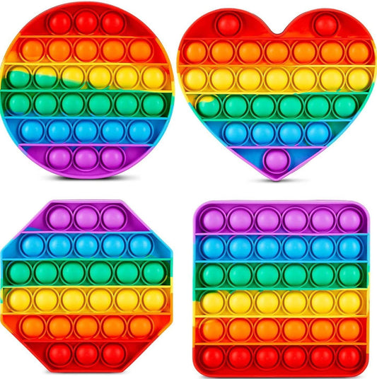 Puzzle Finger Bubble Fun Toy-Heart-shaped