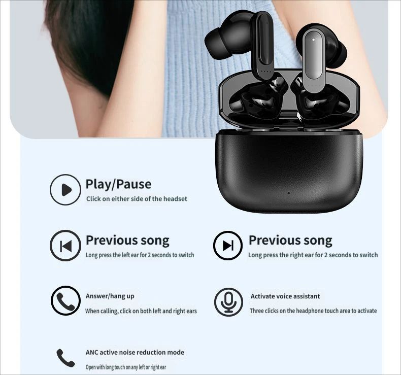 QL-60max Bluetooth headset-Black