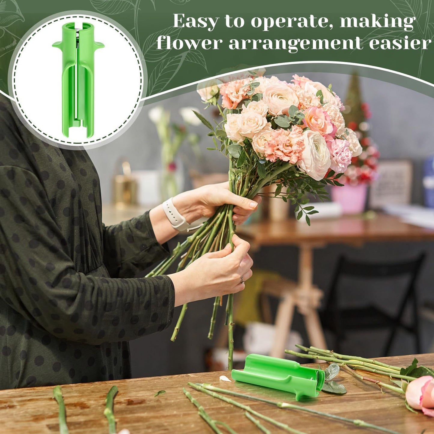 Rose thorn remover-Green