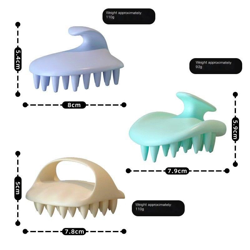 Scalp Massage Shampoo Brush-Light pink
