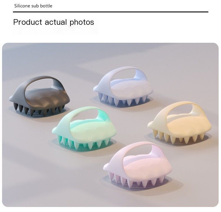 Scalp Massage Shampoo Brush-Light pink