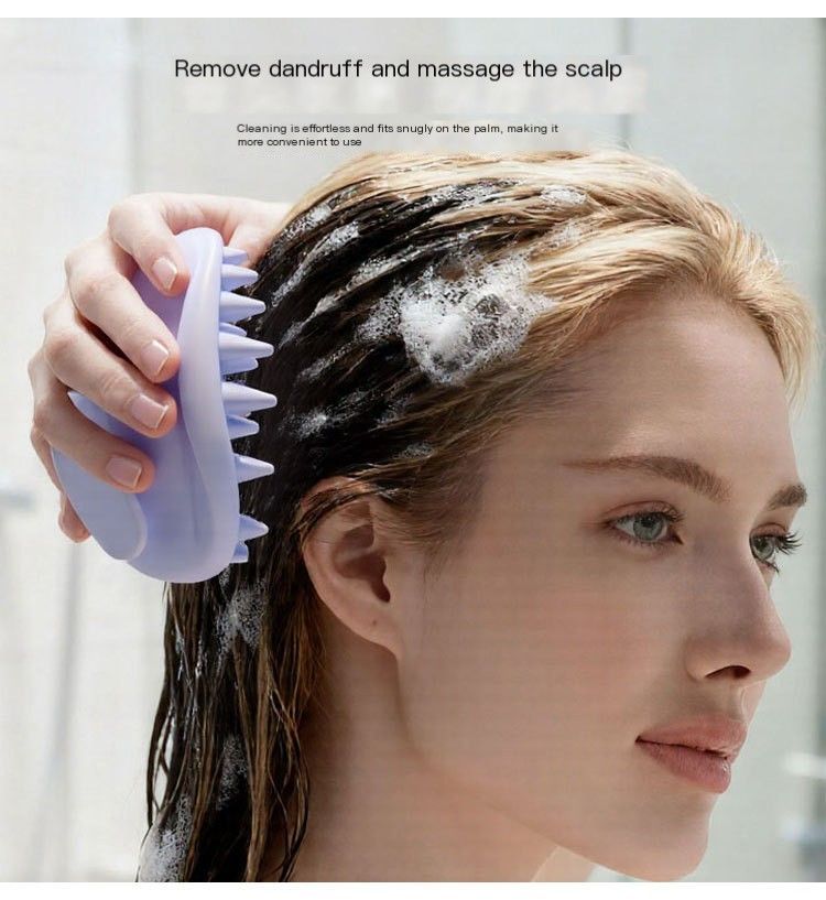 Scalp Massage Shampoo Brush-Light purple