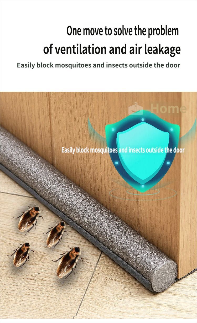 Door gap and bottom sealing strip-Gray