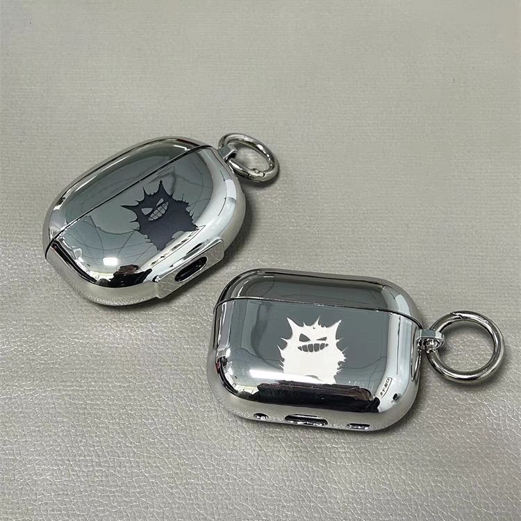 SmileyFace AirPods 1 2 Bluetooth Earbud Case with matching ring