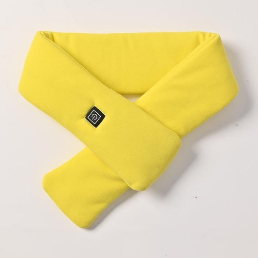 USB Rechargeable Graphene Heated Neck Warmer Yellow