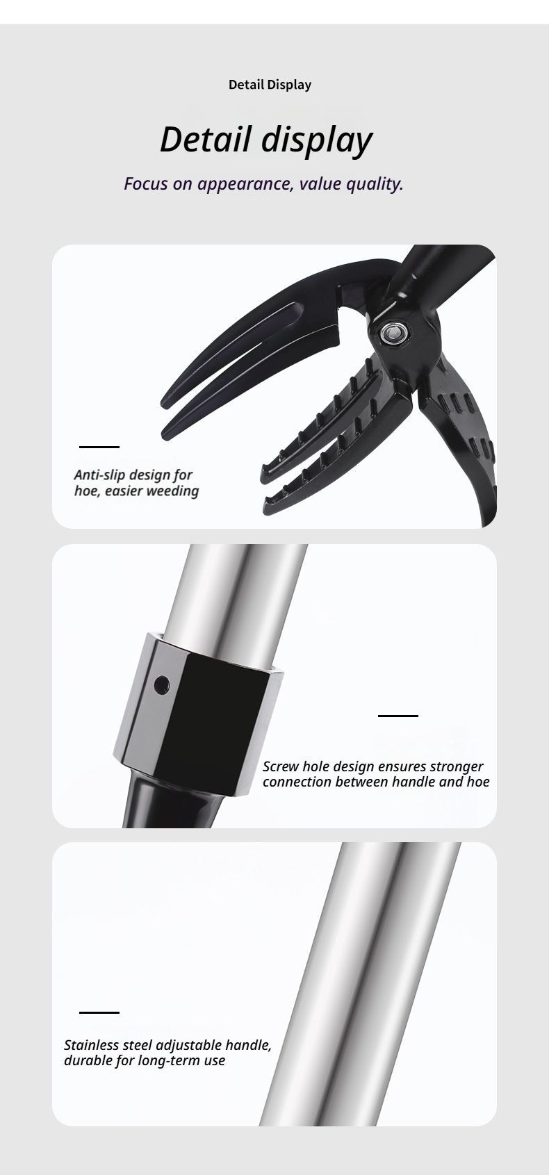 Manual weeding device-Weeding tool