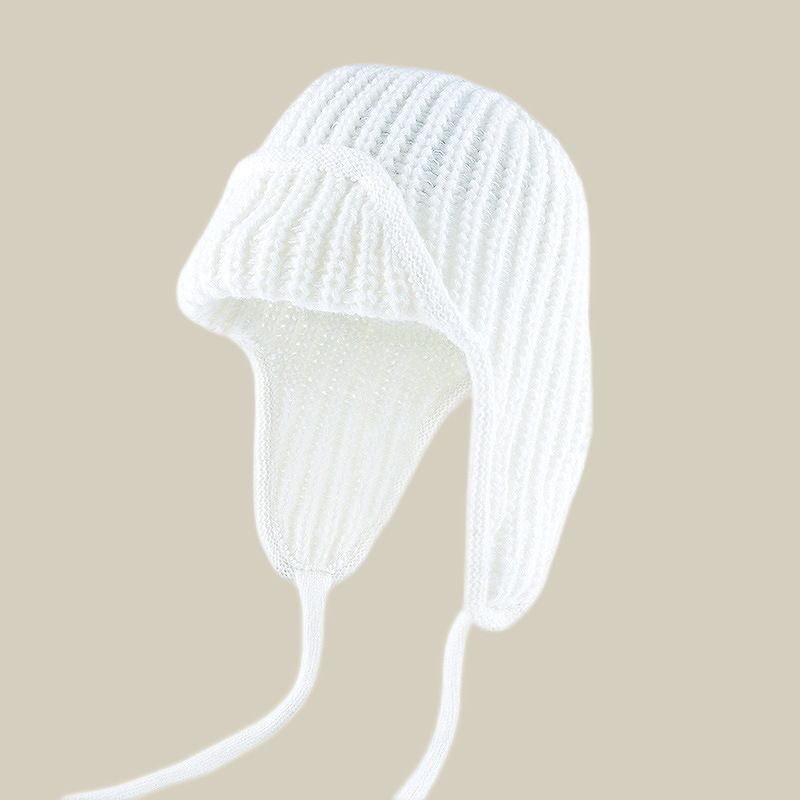 Women Plain Aviator Hat with Earflaps Lake Blue