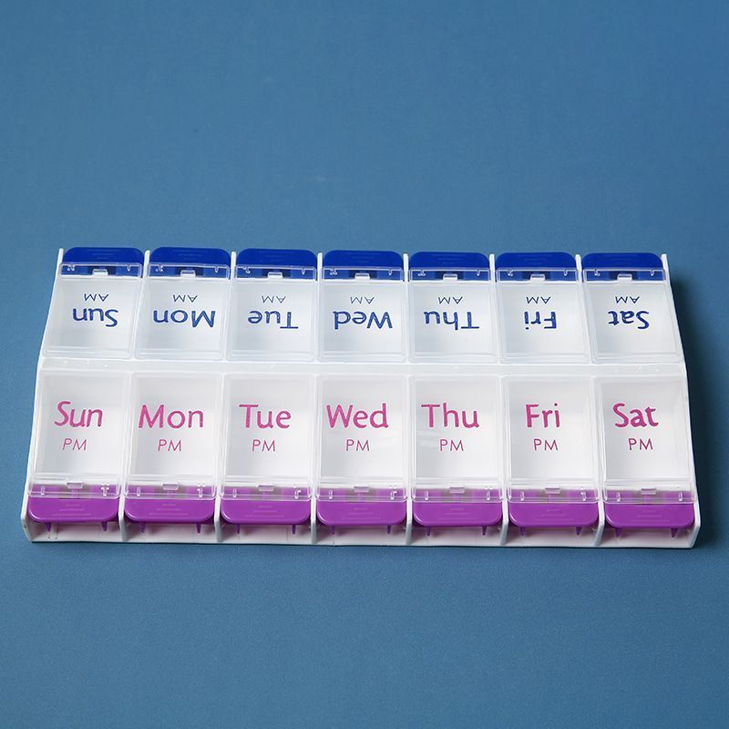 14 Grid Pill Box