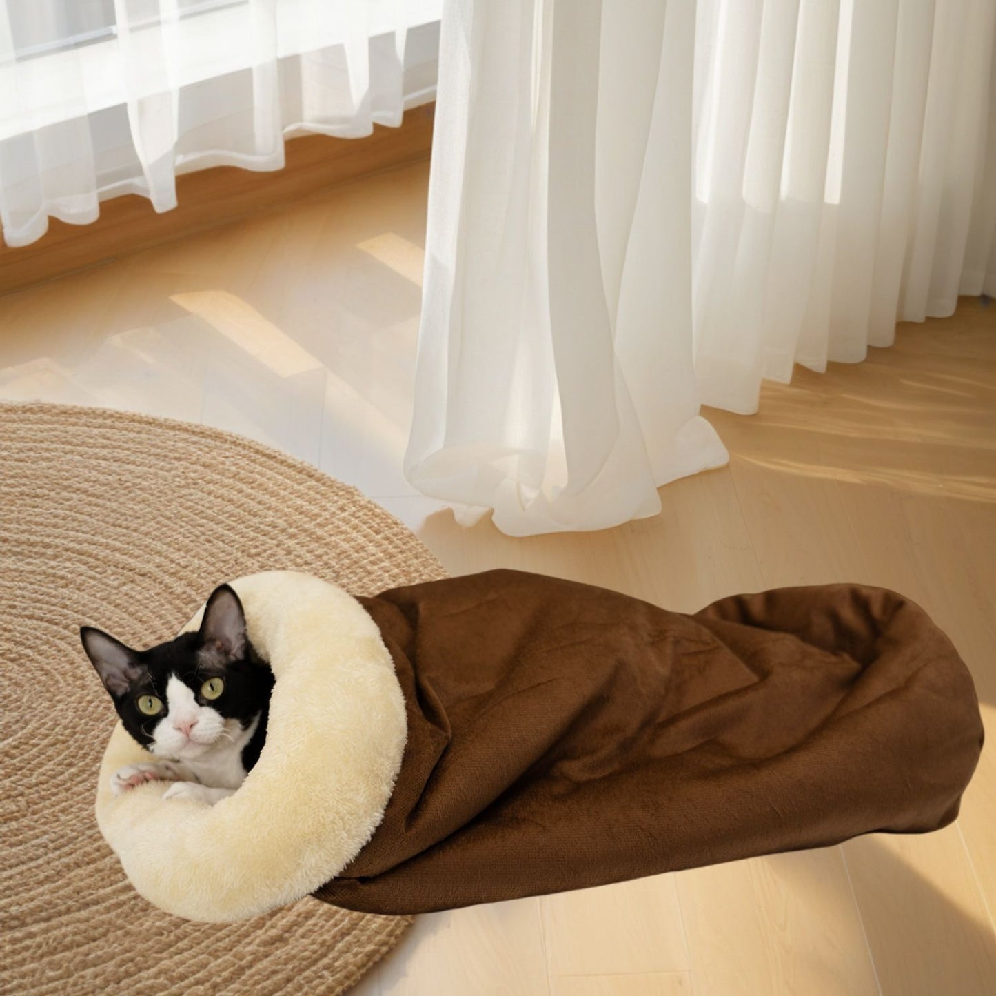 Upgraded Support Pet Warm Bed Gray
