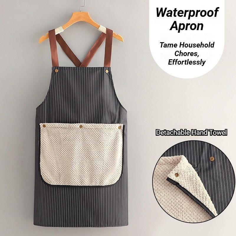 2-Pack Khaki Waterproof Aprons