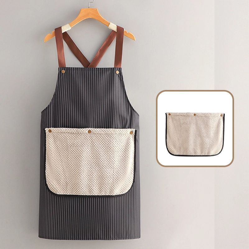 Kitchen Apron for Women and Men - Black