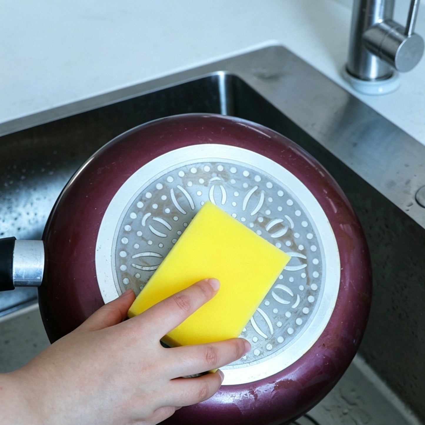10pk Square Dual Sided Dish Sponge