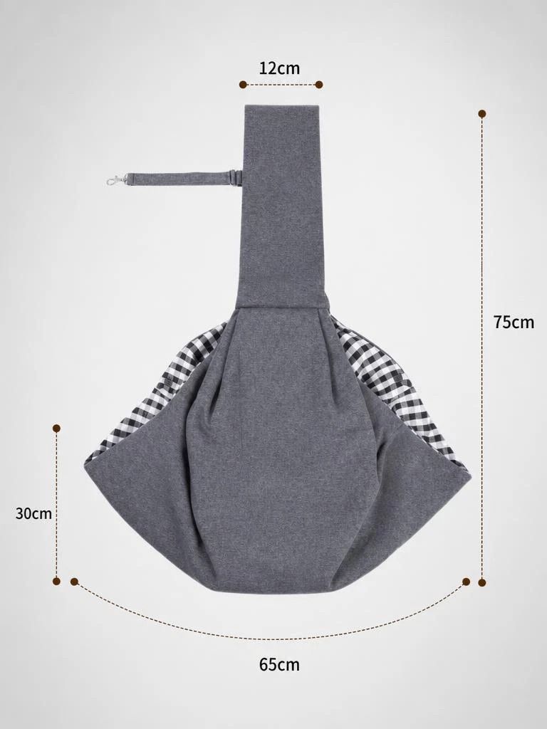 Solid Color Cat Carrier Up To 16.5lbs, Coffee With Phone Pocket, Mellow Low-Key Trip Bag