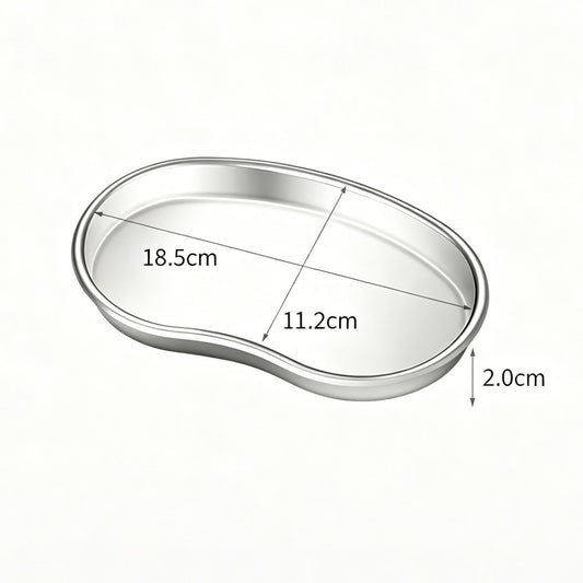 Small Curved Tray 304 Stainless Steel 2pcs