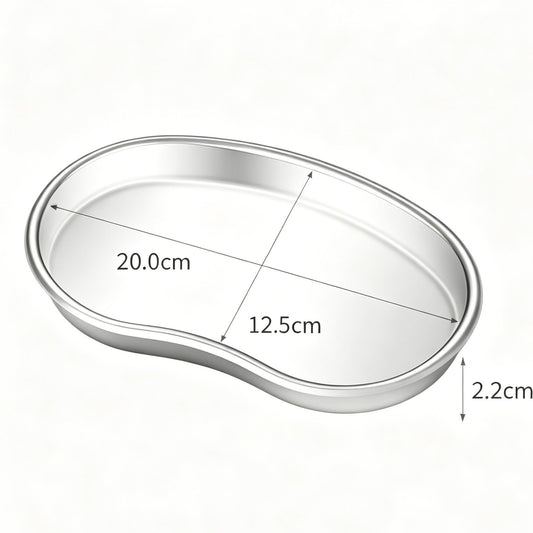 Medium Curved Tray 304 Stainless Steel 2pcs