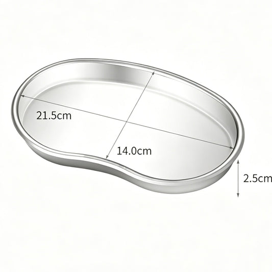 Large Curved Tray 304 Stainless Steel 2pcs