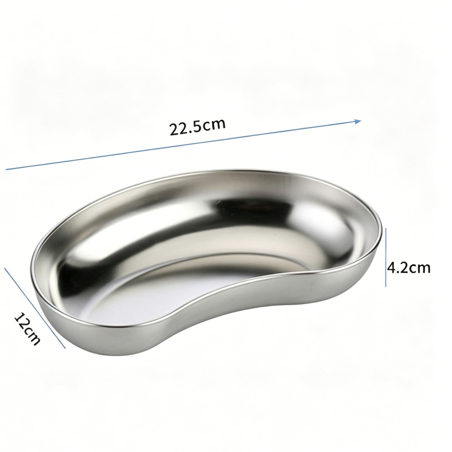 Deep Large Kidney Tray 304 Stainless Steel 2pcs