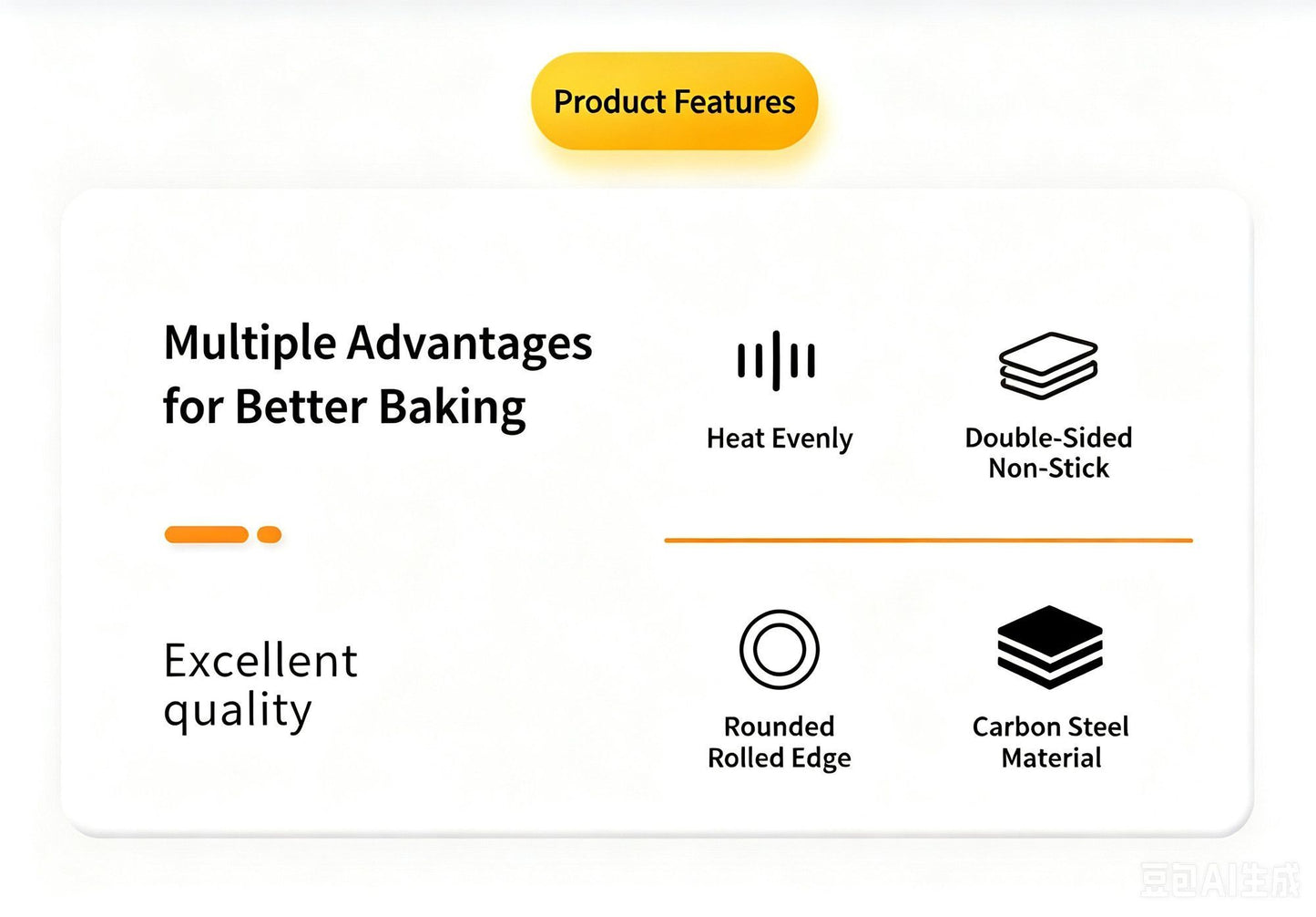 Non-Stick Muffin Baking Tray, Household Oven Cake Bread Mould, Black 6-Cup Baking Pan, Set Of 2, Sturdy Kitchen Baking Equipment