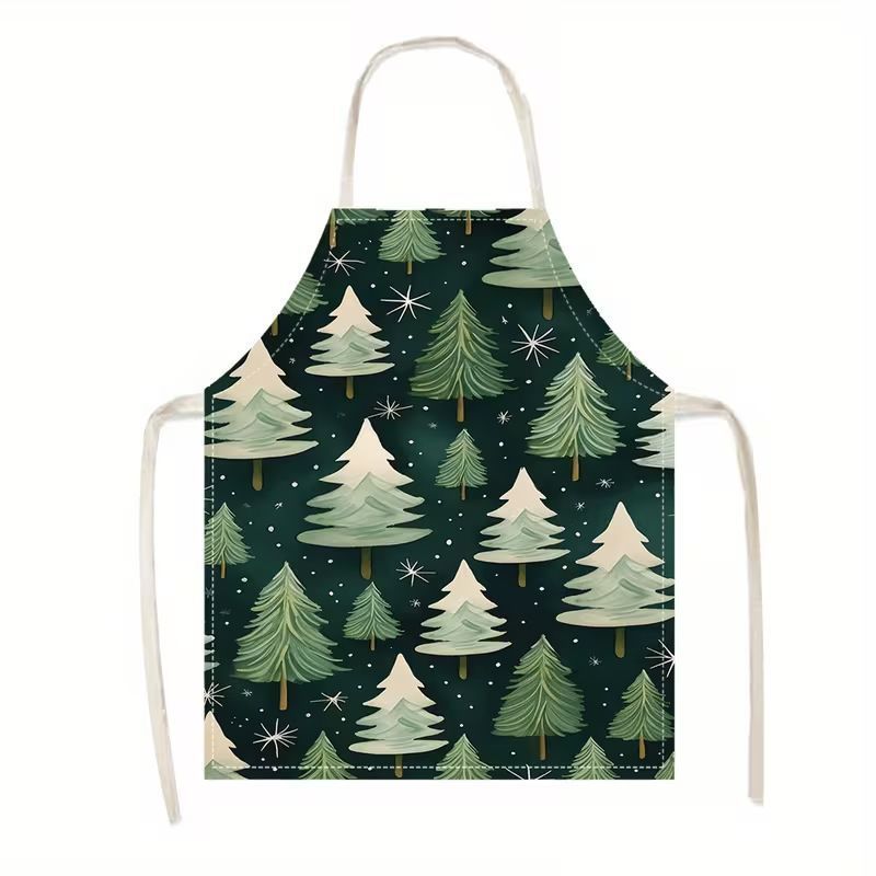Santa Christmas & Halloween Apron, 75x65 cm Flannel, soft and warm, large size offers extra coverage, wonderful as a gift for friends and family.