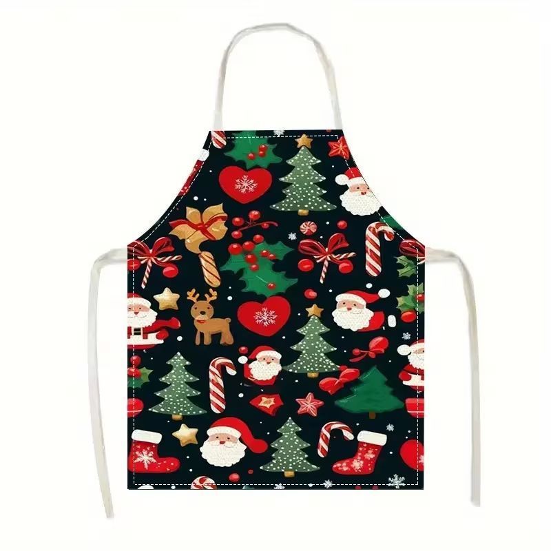 Cheer Christmas & Halloween Apron, 56x45 cm Flannel, soft and warm, standard fit, machine washable for effortless care.